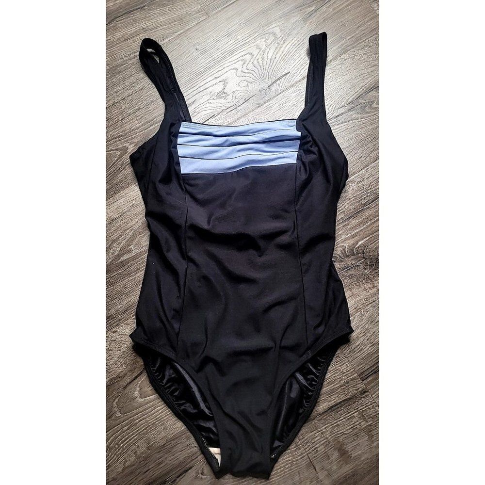 Inches Away Slimming One Piece Swimsuit Women's Size 12